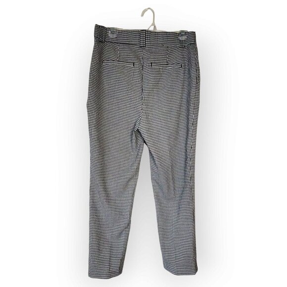 REITMANS WOMENS SIZE 8 BLACK GREY AND WHITE HIGH RISE STRAIGHT LEG  PANTS - Picture 1 of 2